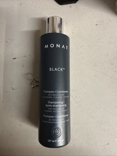 Monat Black 2 in 1 Shampoo & Conditione With Rejuvenique 8 fl oz New And Fresh - Picture 1 of 1