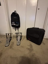 Pearl P2052C Eliminator Redline Double Bass Drum Pedal Chain Drive Used