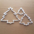 Christmas Tree Star Shape Cookie Cutter Dough Biscuit Pastry Fondant Sharp