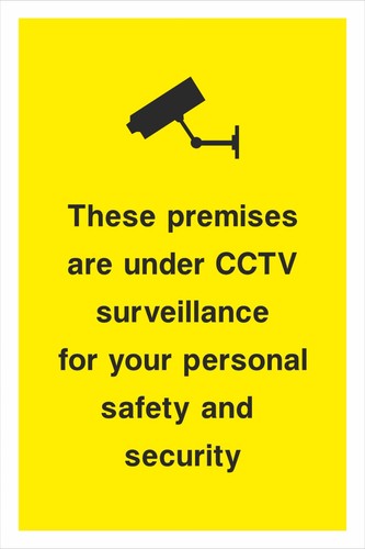 CCTV Information Sign - 1.2mm PVC - A4 A3 - Various Designs - Picture 20 of 28