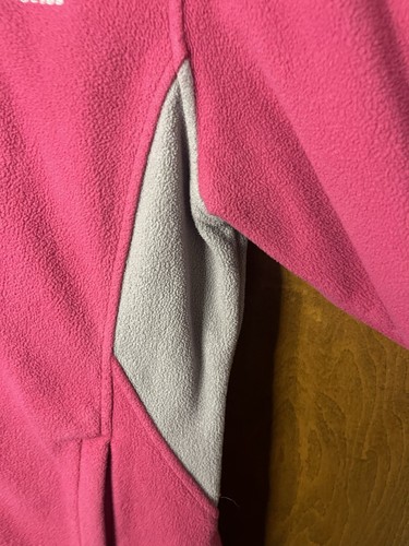 The North Face Youth Girl's Pink Gray Long Sleeve Full Zip Jacket Size XL 18 - Picture 9 of 18
