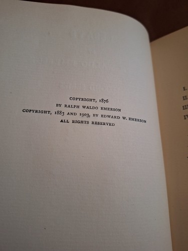 Ralph Waldo Emerson 2 Vol. Essays 1st & 2nd Series Fine Binding 1903 - Picture 11 of 11