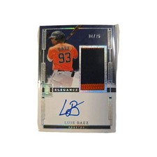 2024 Impeccable Luis Baez Elegance Jersey Patch Auto Holo Silver 04/25 #EPJ-LB