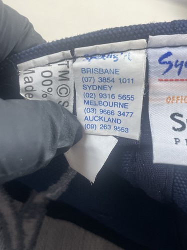 Vintage Sydney 2000 Olympics Hat Cap Strap Back Blue Mens Summer Games 2000s - Picture 12 of 16