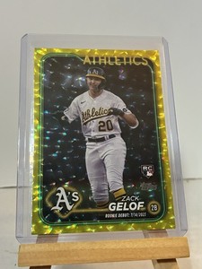 2024 Topps Update Series Zack Gelof Rookie Debut 3/50 Athletics