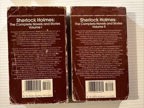THE COMPLETE SHERLOCK HOLMES Sir Arthur Conan Doyle Volume I and II Set  - Picture 2 of 14