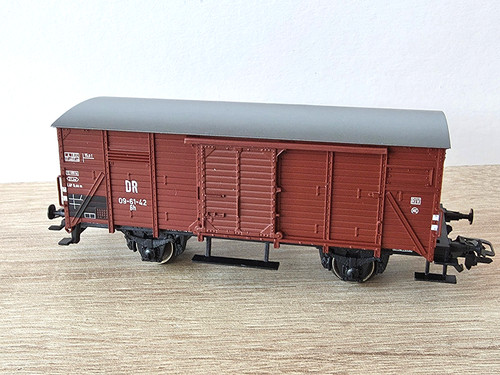 (7196) Märklin H0 Gedeckter Güterwagen  Gh der DR 09-61-42 ohne OVP | Condition: Gebraucht