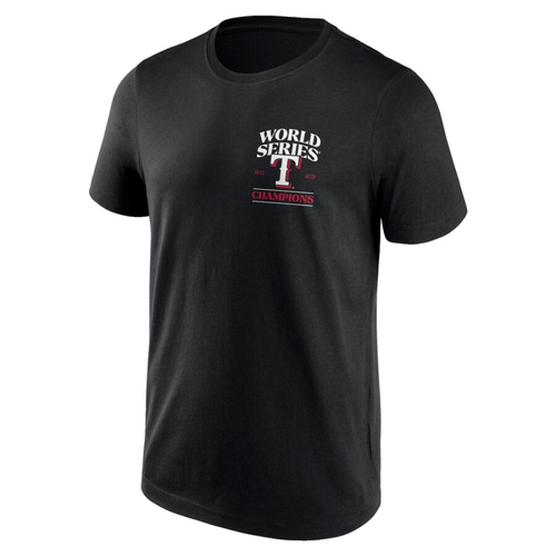 Texas Rangers Men's T-Shirt MLB 2023 World Series Champions Top - New - Picture 2 of 3