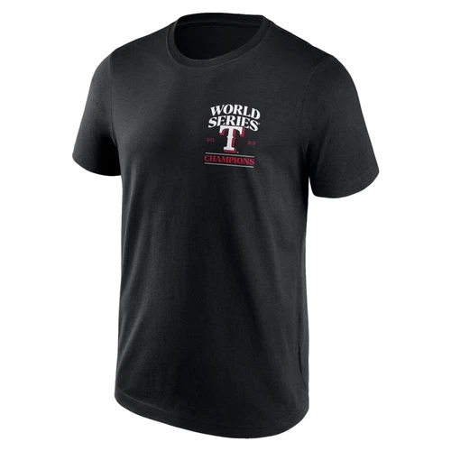 Texas Rangers Men's T-Shirt MLB 2023 World Series Champions Top - New - Picture 2 of 3