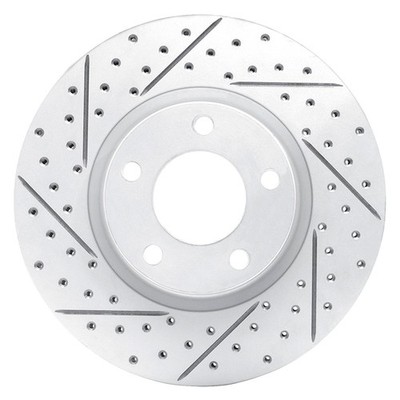 For Mazda 5 06-15 DFC 830-80065L Drilled & Slotted Front Driver Side Brake Rotor