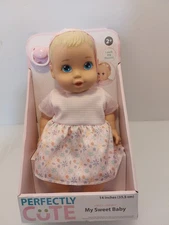 Perfectly Cute Basic 14" Girl Baby Doll - Blonde Hair, Blue Eyes
