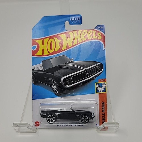 2022 Hot Wheels MUSCLE MANIA 5/10 '69 Camaro Convertible 222/250 - Foto 1 di 2