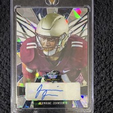 Leaf 2022 Valiant Portrait Autographs Jermaine Johnson II #PA-JJ1 Auto /4