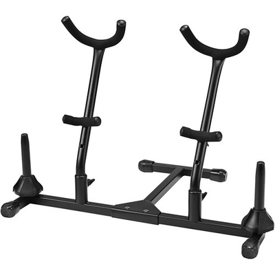 #ad Titan Folding Alto and Tenor Double Sax Stand Double Flute Double Clarinet Peg $29.99