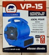 B-AIR 1/8 HP Air Mover Carpet Dryer Floor Blower Fan for Home Use in Blue - NEW