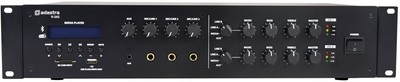 Adastra V-242 Dual Zone 100V Mischpult Verstärker 2x 240W Bluetooth