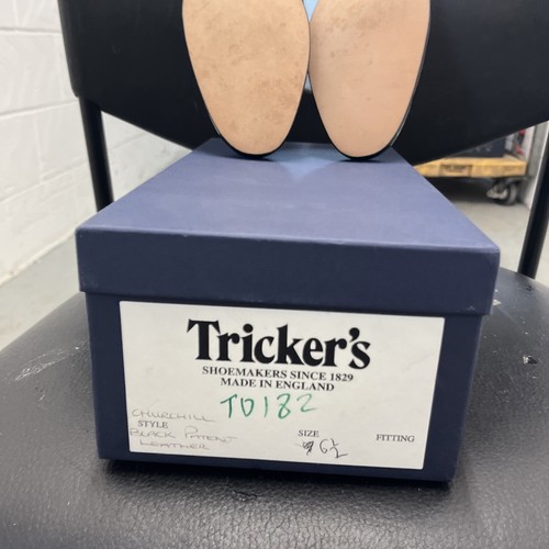 Tricker,s Of Jermyn Street Ladies Patent Leather Shoes Size 6.5 - Picture 8 of 8