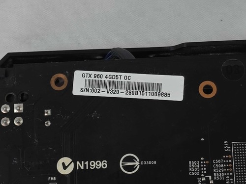 MSI Nvidia GeForce GTX 960 4GD5T OC GPU Graphics Video Card - Picture 9 of 9