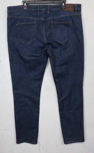 Jeans uomo Peter Millar blu misto cotone pantalone denim elasticizzato taglia 40x34 - Foto 2 di 10