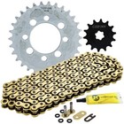 NICHE Sprocket Chain Set for Kawasaki Z125 Pro 14/30 Tooth 420 Front Rear Kit