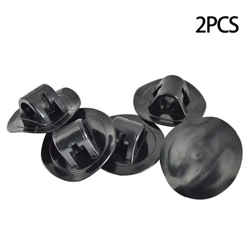 2er Pack PVC Motor Halterung Kajak aufblasbares Boot Kanu Gummizubehör Schwarz - Bild 6 von 8