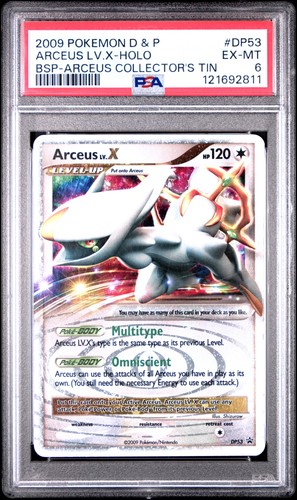 Arceus LV.X graded PSA 6 for sale on eBay