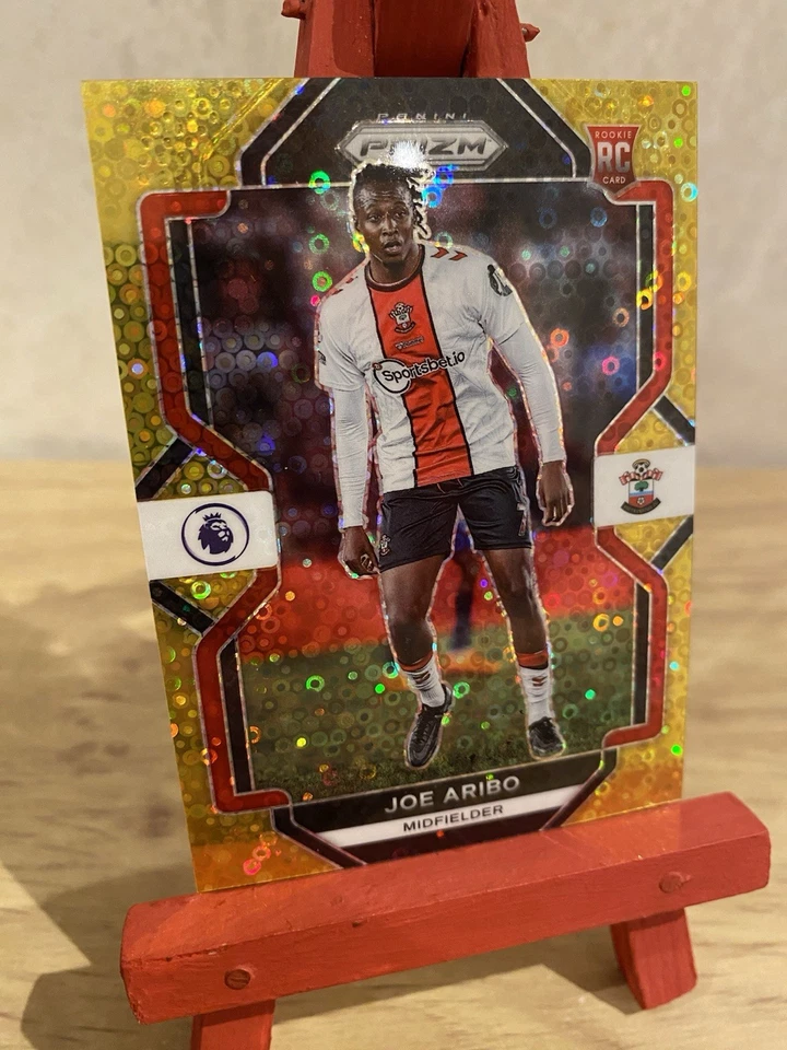 2022/23 Panini Prizm Joe Aribo RC Gold /10 Breakaway Southampton #212 - Image 3 of 4