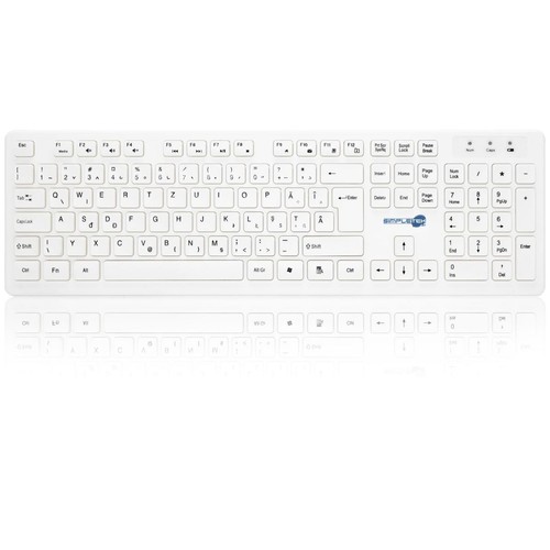 Kit Mouse And Keyboard Wireless Layout Romeno Ro White Kit Set M&K Romanian - 第 2/6 張圖片