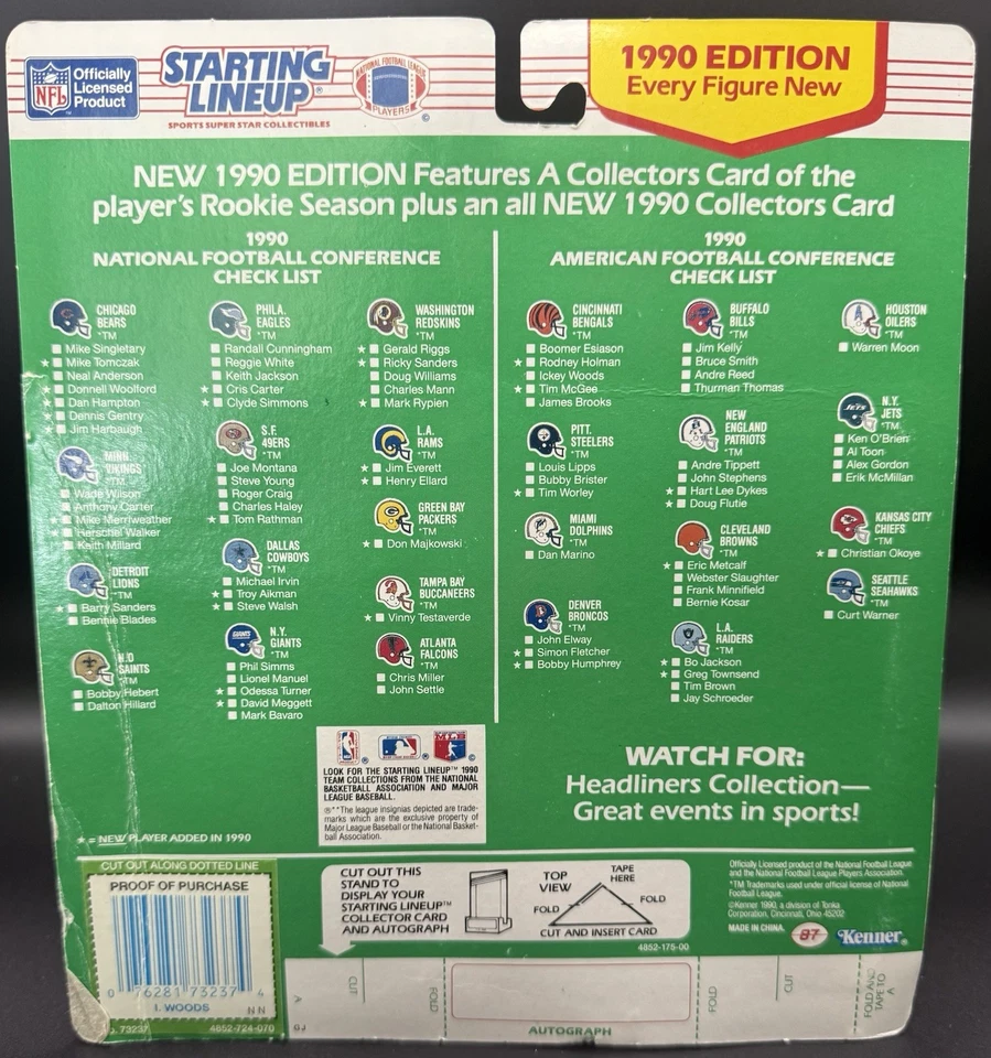 Ickey Woods 1990 alineación inicial Foto 2 de 2