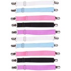  2 Pieces Bett Decken Clips Spannbettlaken-Clips Bettdeckenklammern Elastischer