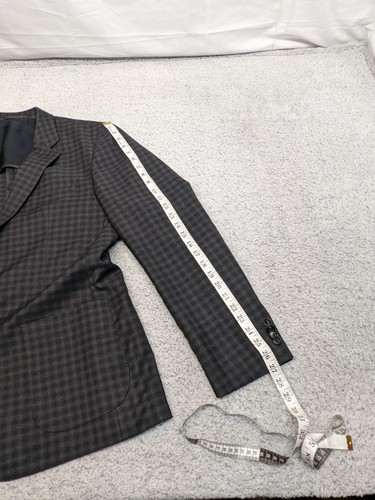 Blazer deportivo Hugo Boss 'The Jesse' 46R gris lana a cuadros sin estructura - Imagen 9 de 19