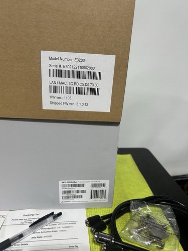 Brand New Never Been Used Verizon CR-100A Router & Fios E3021/cable  - Picture 9 of 14