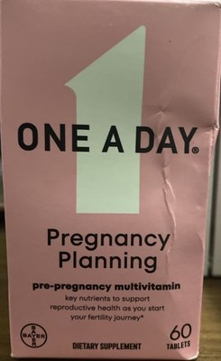 One A Day Pregnancy Pre Planning Prenatal Multivitamin for Women FAST FREE SHIP