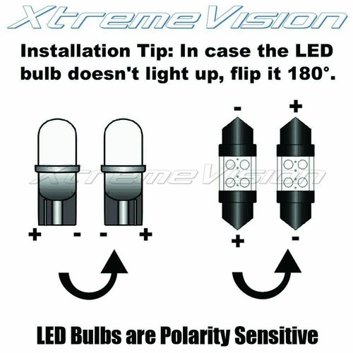 XtremeVision Interior LED for Ford F-150 F150 2004-2008 (5 PCS) Cool White - Picture 7 of 7