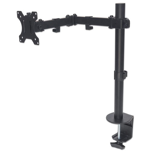 Manhattan Desk Mount for Tv & Monitors Full Motion for Screens 13"" To 27"" Clamp