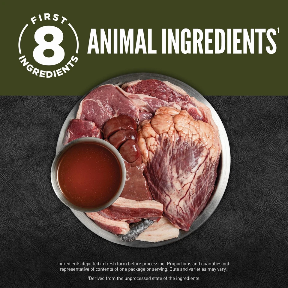 Comida húmeda para perros ORIJEN Tundra Pate 12,8 onzas fórmula rica en proteínas sin granos Foto 3 de 4