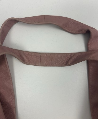 Renato Angi Pink Genuine Leather Shoulder Bag Crystal Embellished Made in Italy - Picture 9 of 20