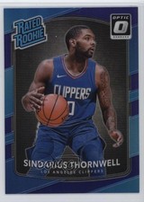 2017-18 Panini Donruss Optic Rated Rookie Purple Prizm Sindarius Thornwell 07rd