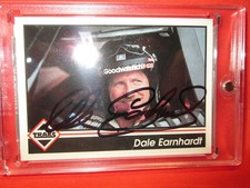 DALE EARNHARDT SR. AUTOGRAPH, 1992 TRAKS, GOODWRENCH CHEVROLET