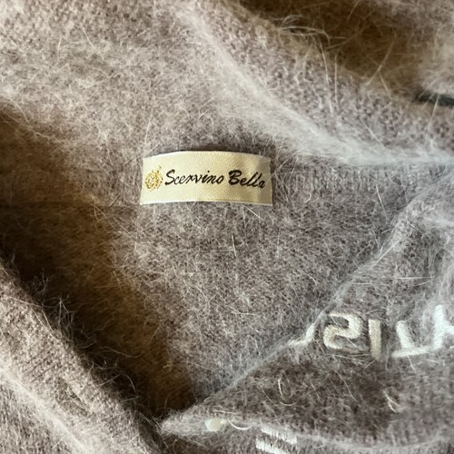 ermanno scervino woman hoodie small Italy pullover designer vintage gray - Picture 3 of 7