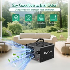 OZone Generator 48000Mg - 0Zone Machine for Car/Home/Smoke/Pet Odor, Black
