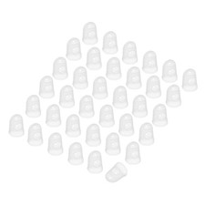 36Pcs Finger Tip Covers Medium Cots Protectors Gloves Caps Transparent