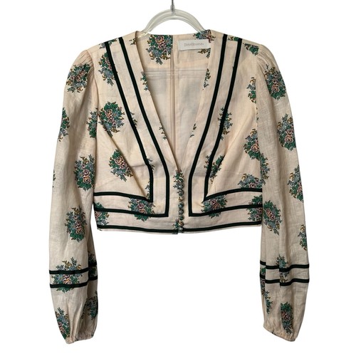 Zimmermann Verity Top Size 2 & Pants Size 3 Set 12 / 14 AU - 8 / 10 US Floral - Bild 4 von 13