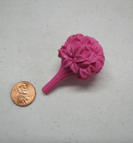 Mattel Barbie Dream House Pink Lilies Flower Bouquet Flowers Lily Part - Picture 3 of 3