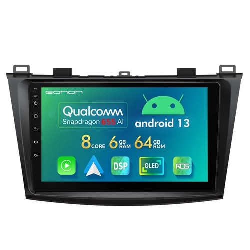 Radio estéreo para coche CarPlay 64G para Mazda 3 BL 2010-2013 9" pantalla táctil Android 13 - Imagen 24 de 34
