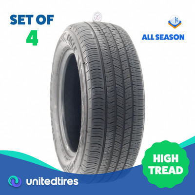 Set of (4) Used 255/60R18 Goodyear Eagle Enforcer 108V - 8/32