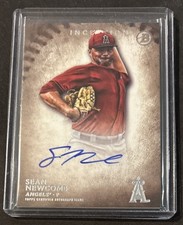 2015 Bowman Inception - Prospect Autographs Sean Newcomb #PA-SN Angels / Red Sox