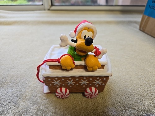 Hallmark 2016 Holiday Disney Christmas Express Pluto animierter Begleitwagen B21 - Bild 1 von 13