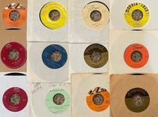 12 45rpm records - WISCONSIN LOCAL COUNTRY & POP ARTISTS - LOCAL/PRIVATE LABELS