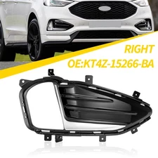 Right Passenger Side Fog Light Cover Bezel Chrome For Ford Edge 2019 2020-2024
